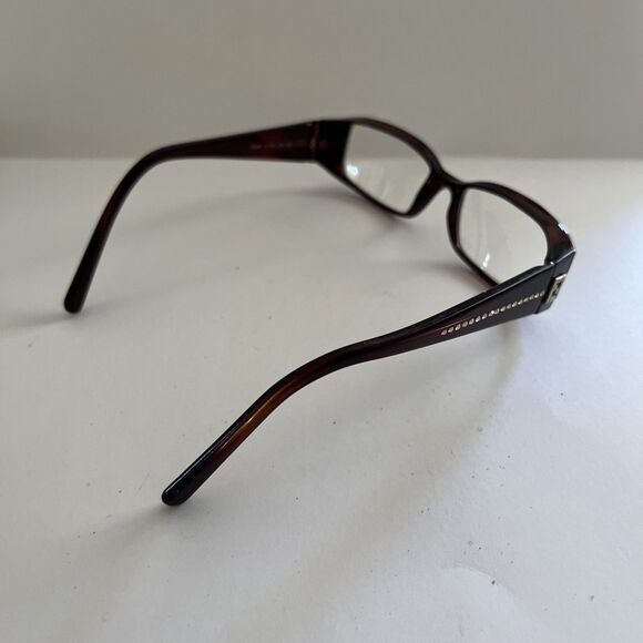Fendi Eyeglasses Cold Insert F 625R 215 Italy Frames Only Brown 51-16-135 main image 6